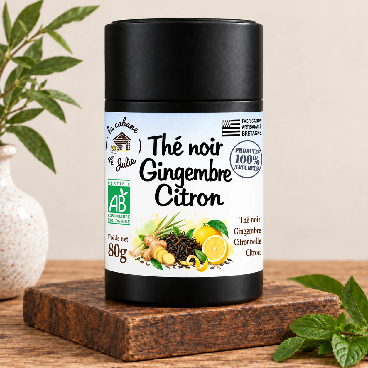Thé noir Gingembre Citron